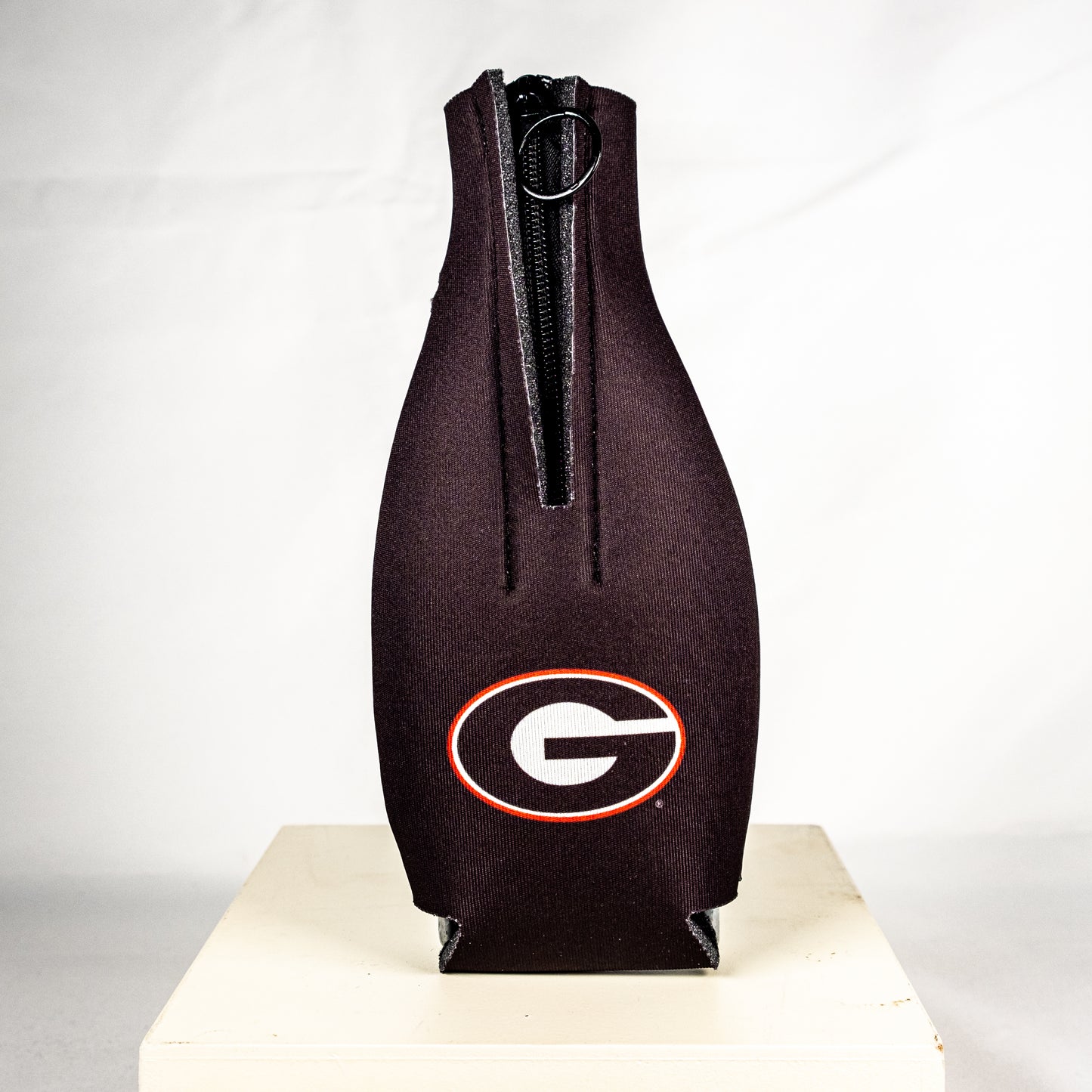 UGA Zip Up Super G Bottle Coozie