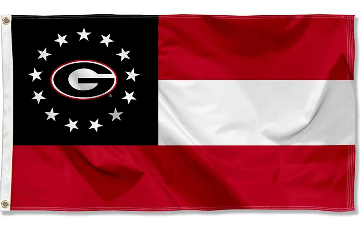 UGA 3' x 5' Georgia State Flag