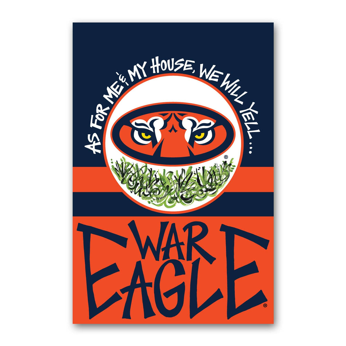 AUB As For Me Garden Flag