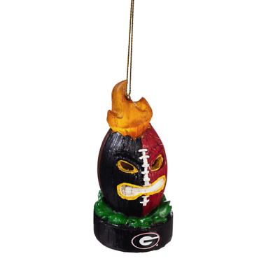 UGA Tiki Football Ornament
