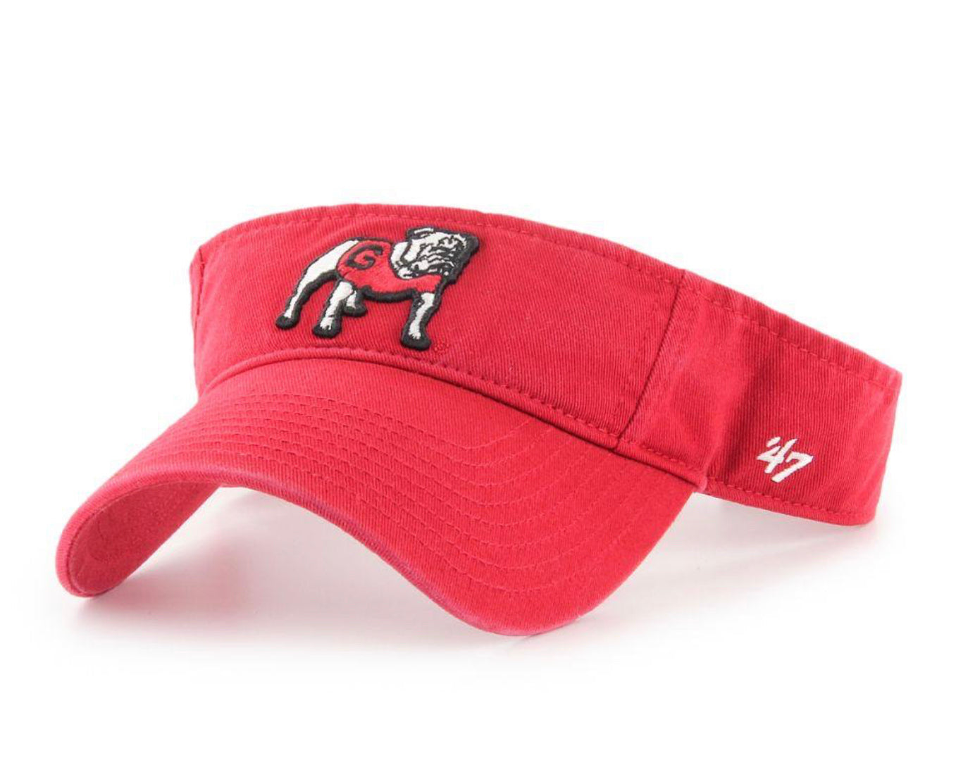 UGA '47 Brand Clean Up Visor with Standing Dog