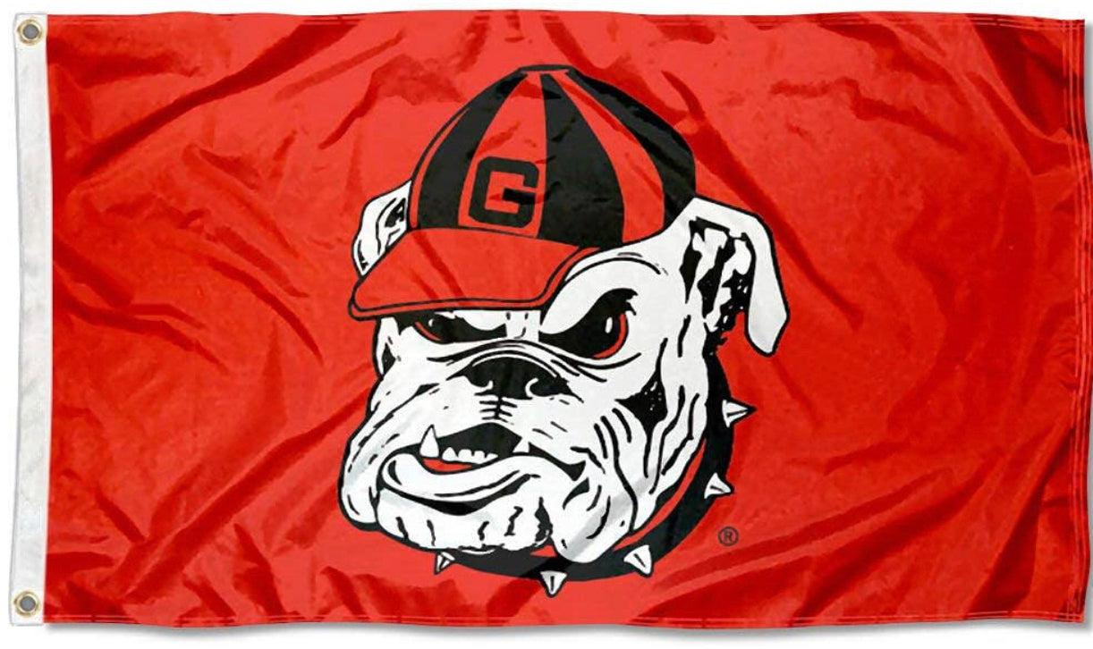 UGA 3' x 5' Old Dog Flag