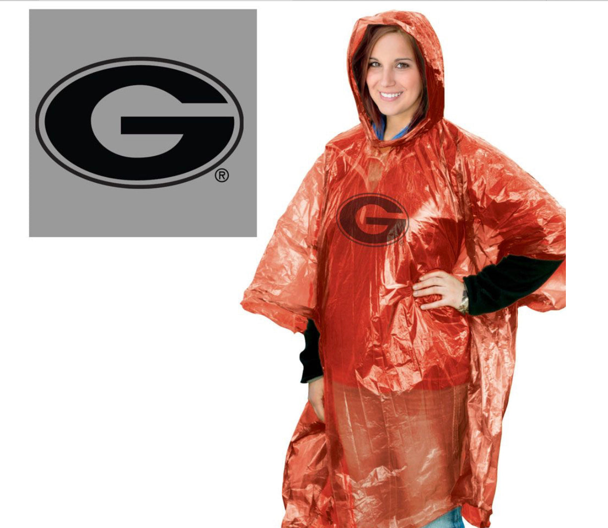 UGA Rain Stadium Poncho
