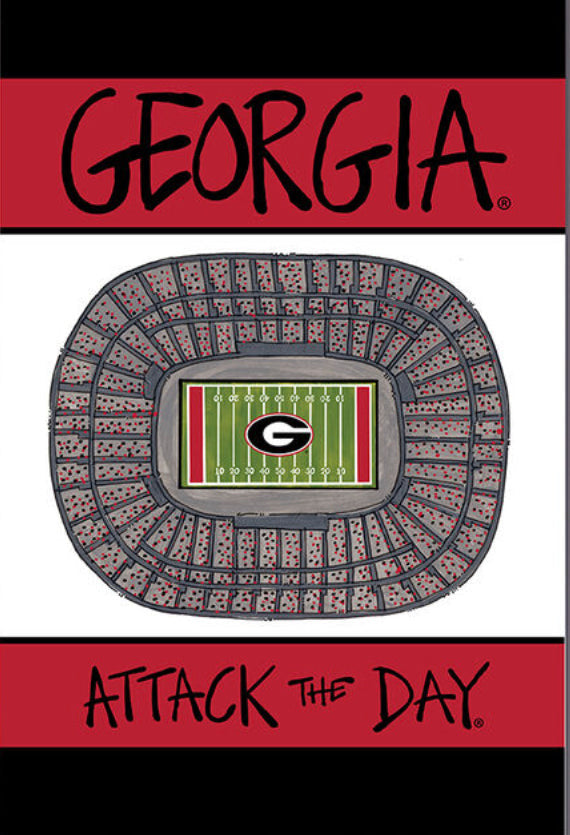 UGA Stadium Garden Flag