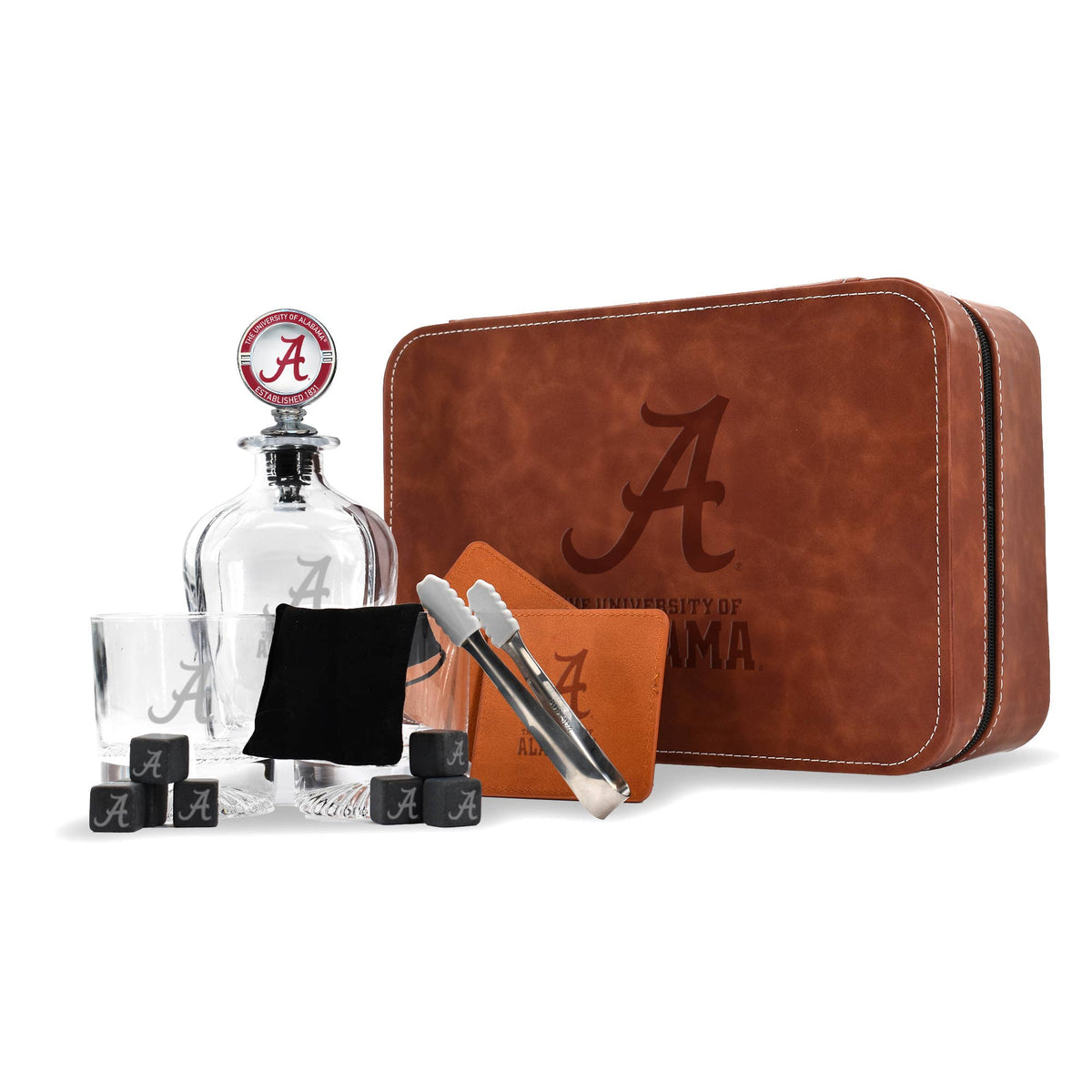 ALA Crimson Tide Whiskey Decanter Set