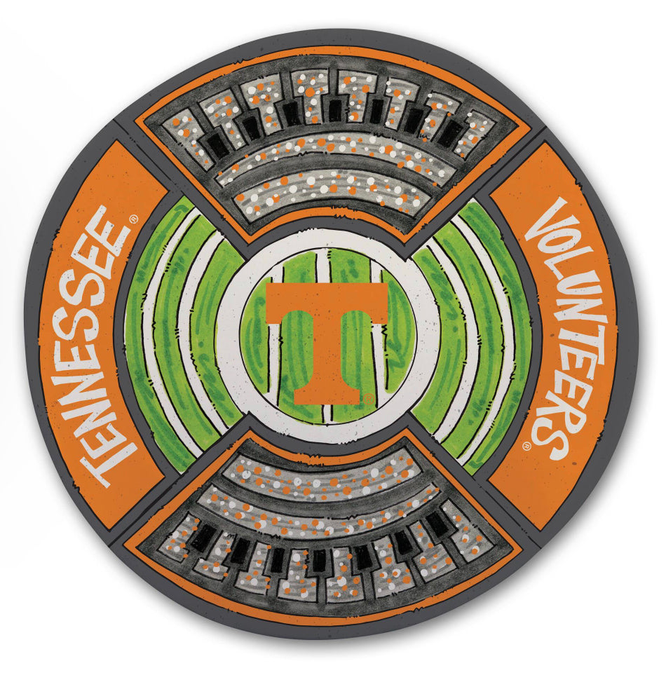 UTN Vols Round Serving Platter