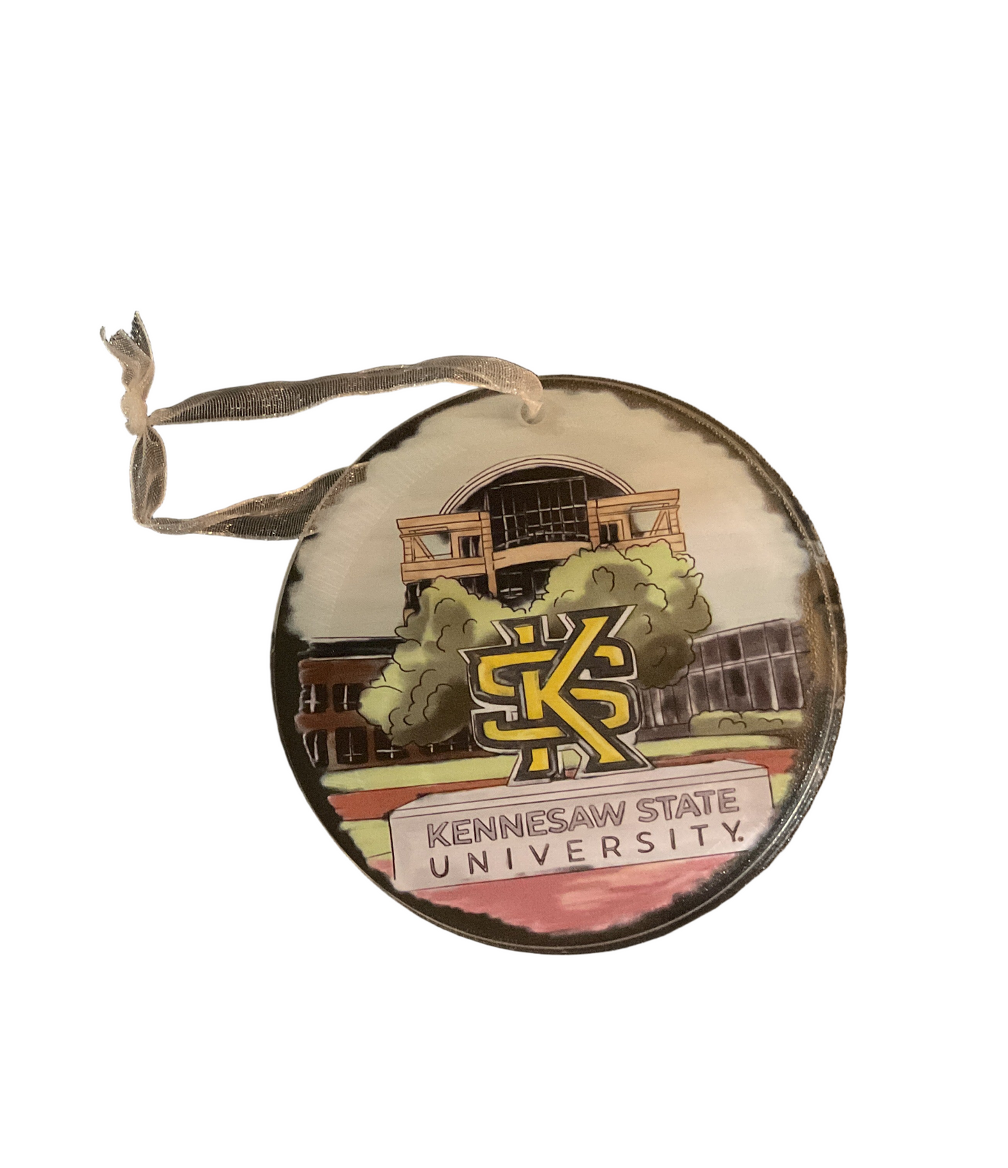 KSU Campus Christmas Ornament Icon
