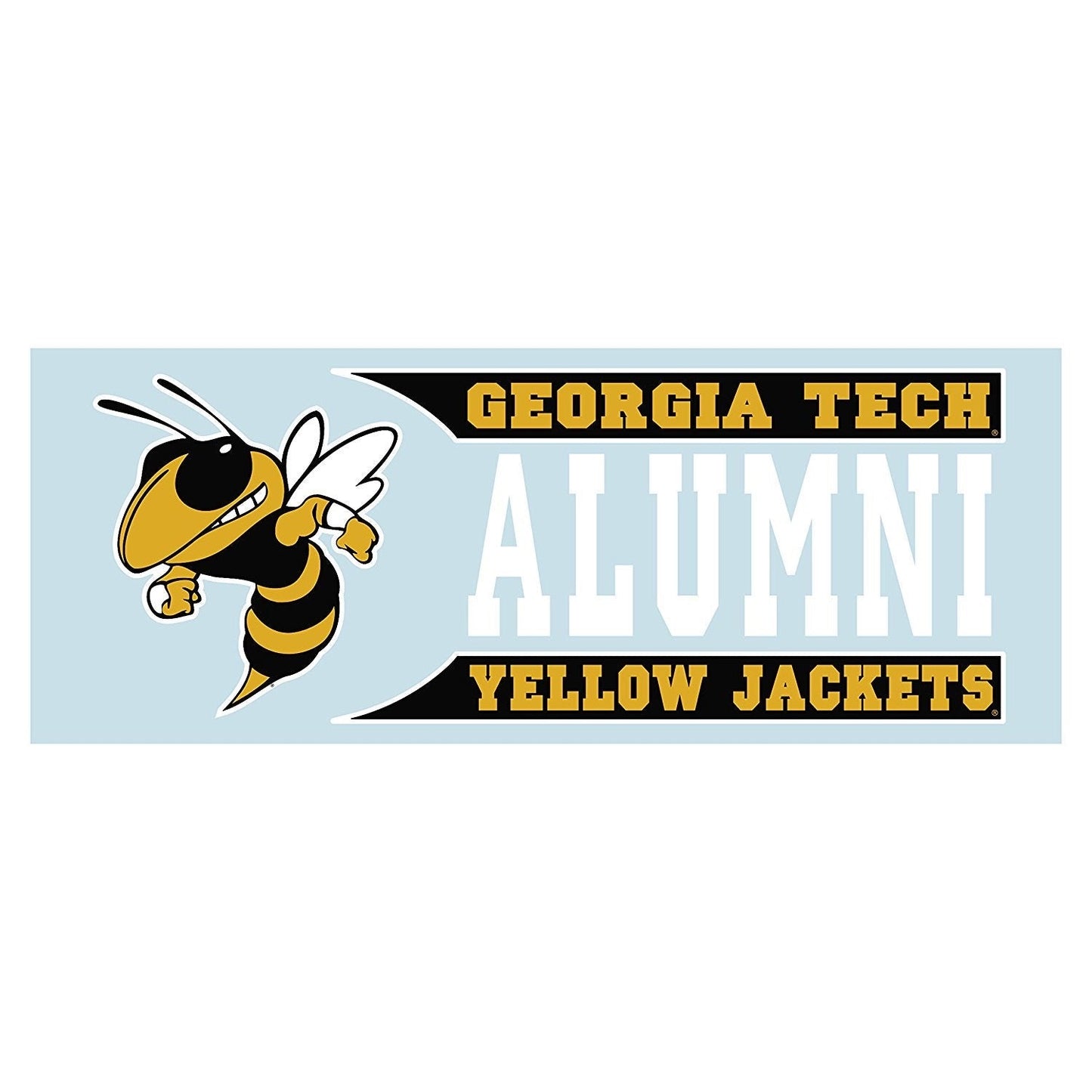 GA Tech Rectangle Alumni Decal