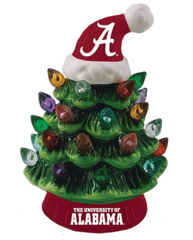 ALA Ceramic LED Christmas Tree 4” Ornament