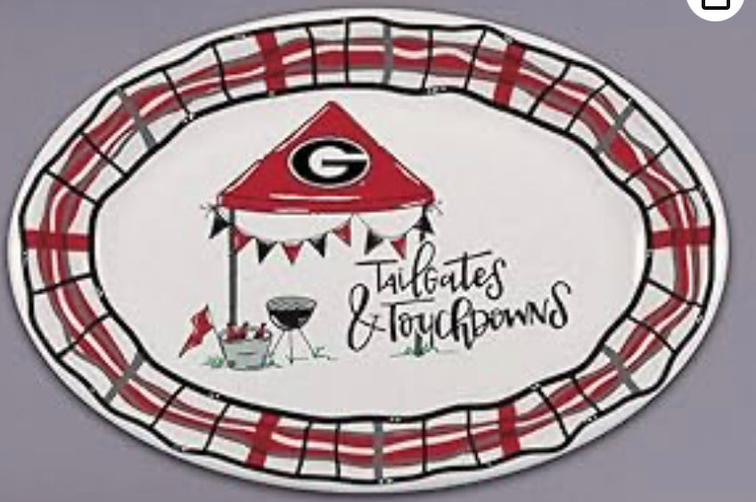 UGA 18×12 BBQ Oval Platter