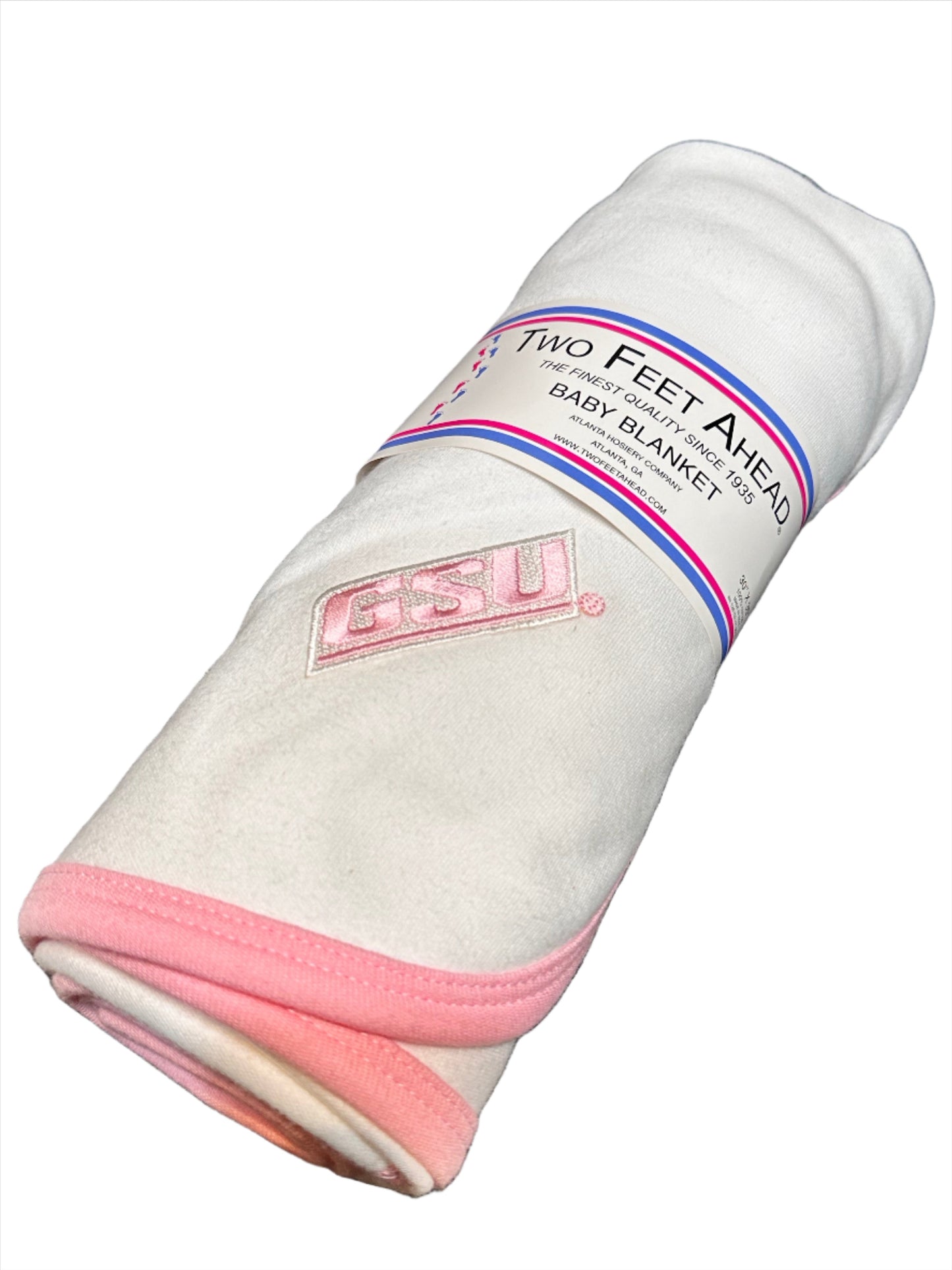 GSU Pink Infant Receiving Blanket