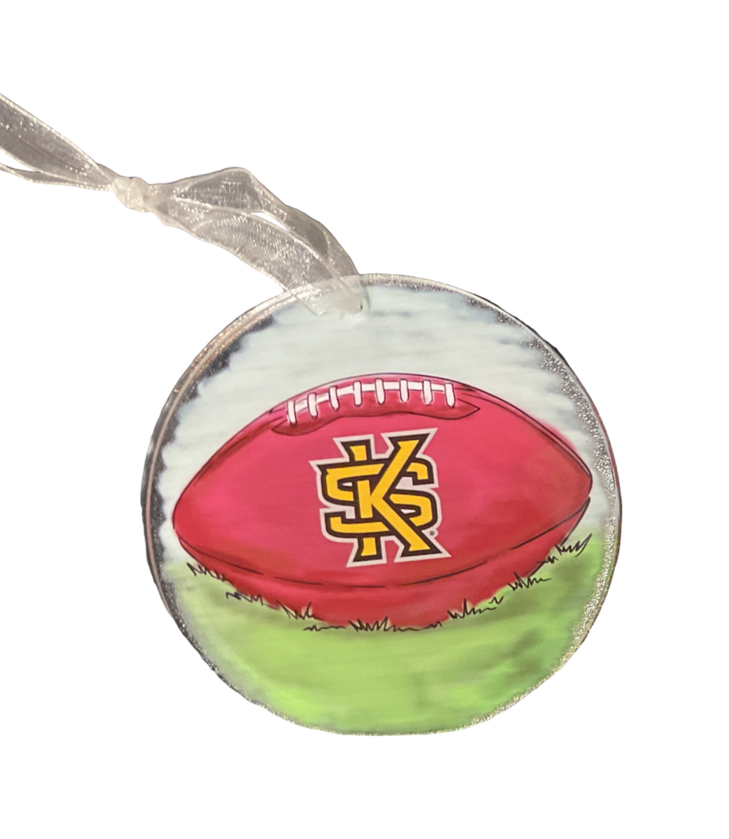 KSU Football Christmas Ornament Icon