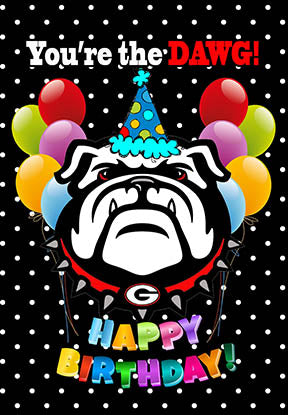 UGA Greeting Cards Teetoo Design