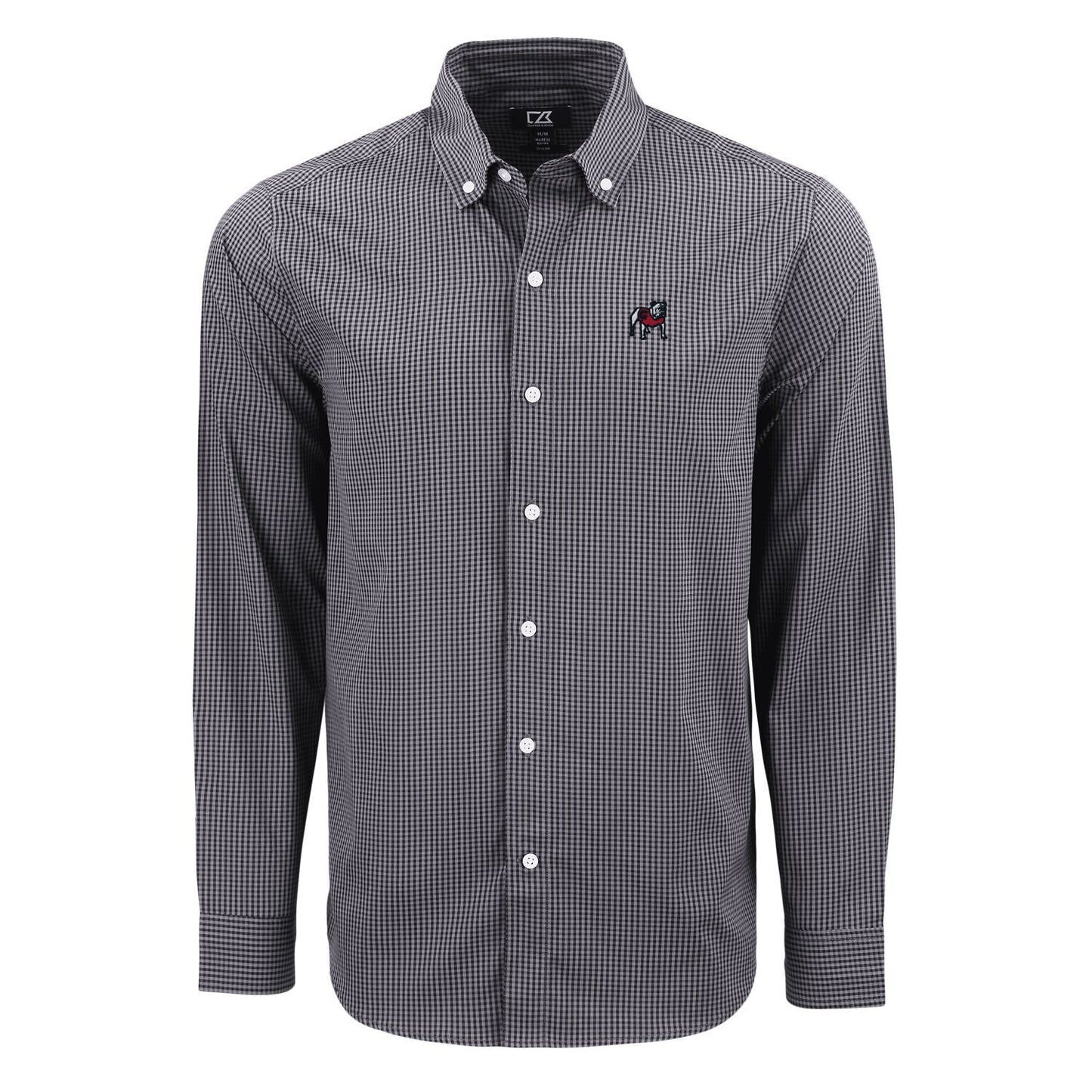 UGA Men's Cutter & Buck Long Sleeve Dress Shirt 25'