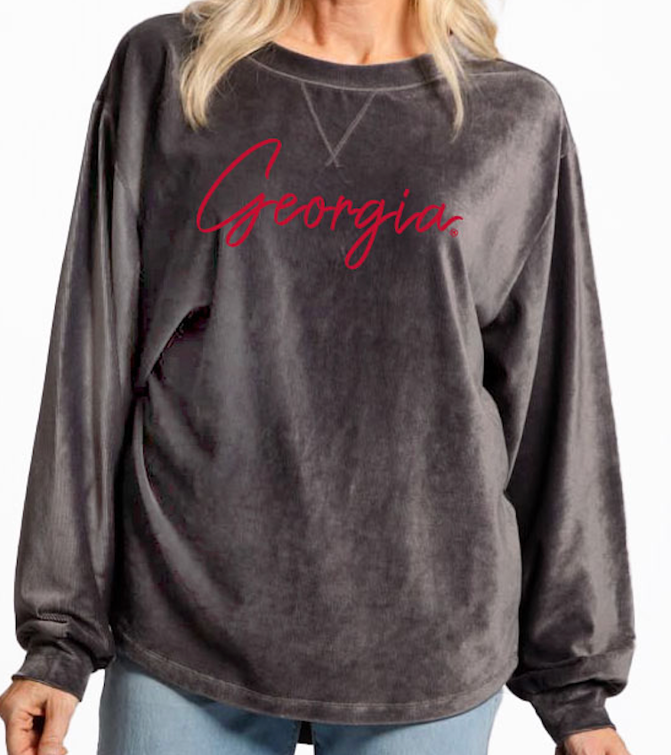 UGA Women's "Carly" GEORGIA Script Sweatshirt