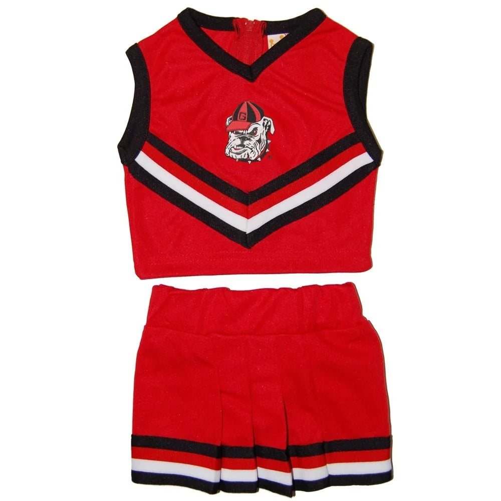 UGA Youth Cheer Dress 3-Piece Red Old Dog / 2T UGA Youth Cheer Dress 3-Piece Red Old Dog / 2T