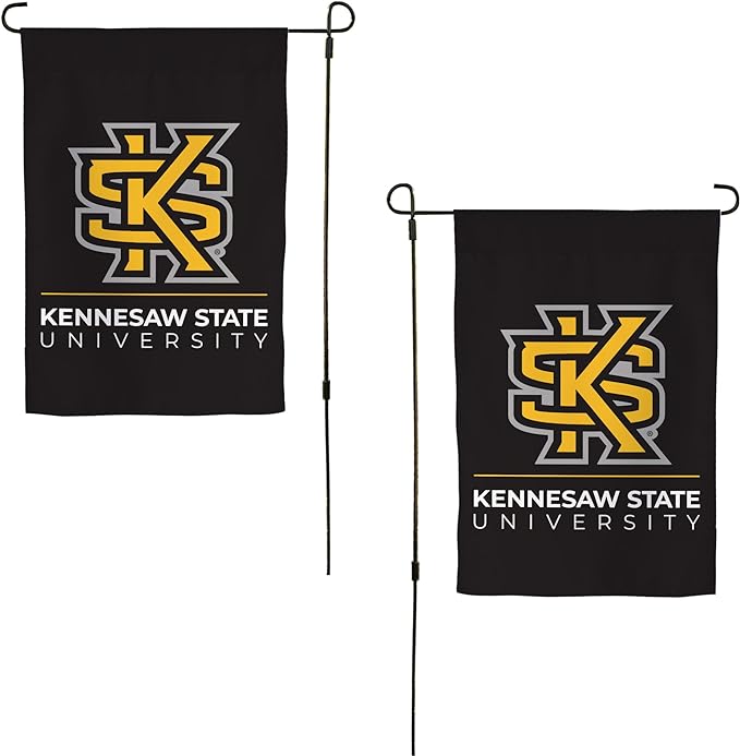 KSU Double Sided Logo Garden Flag