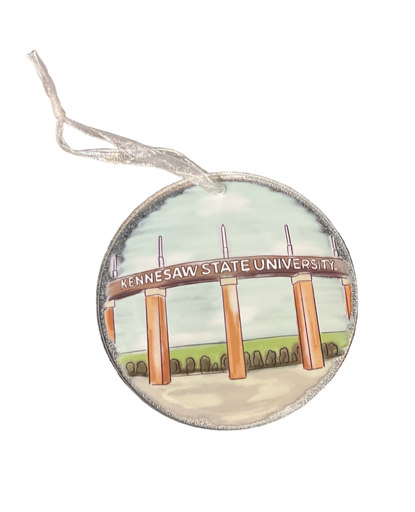 KSU Stadium Christmas Ornament Icon