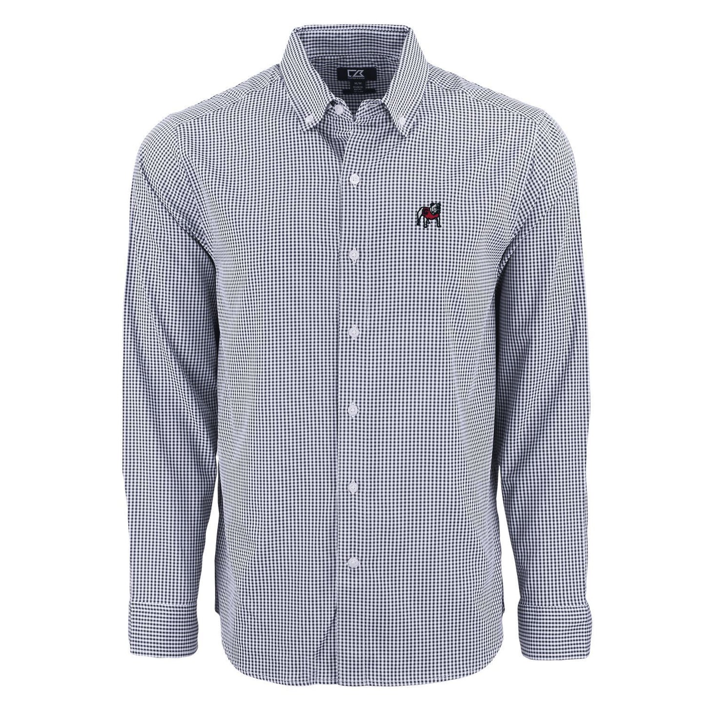 UGA Men's Cutter & Buck Long Sleeve Dress Shirt 25'