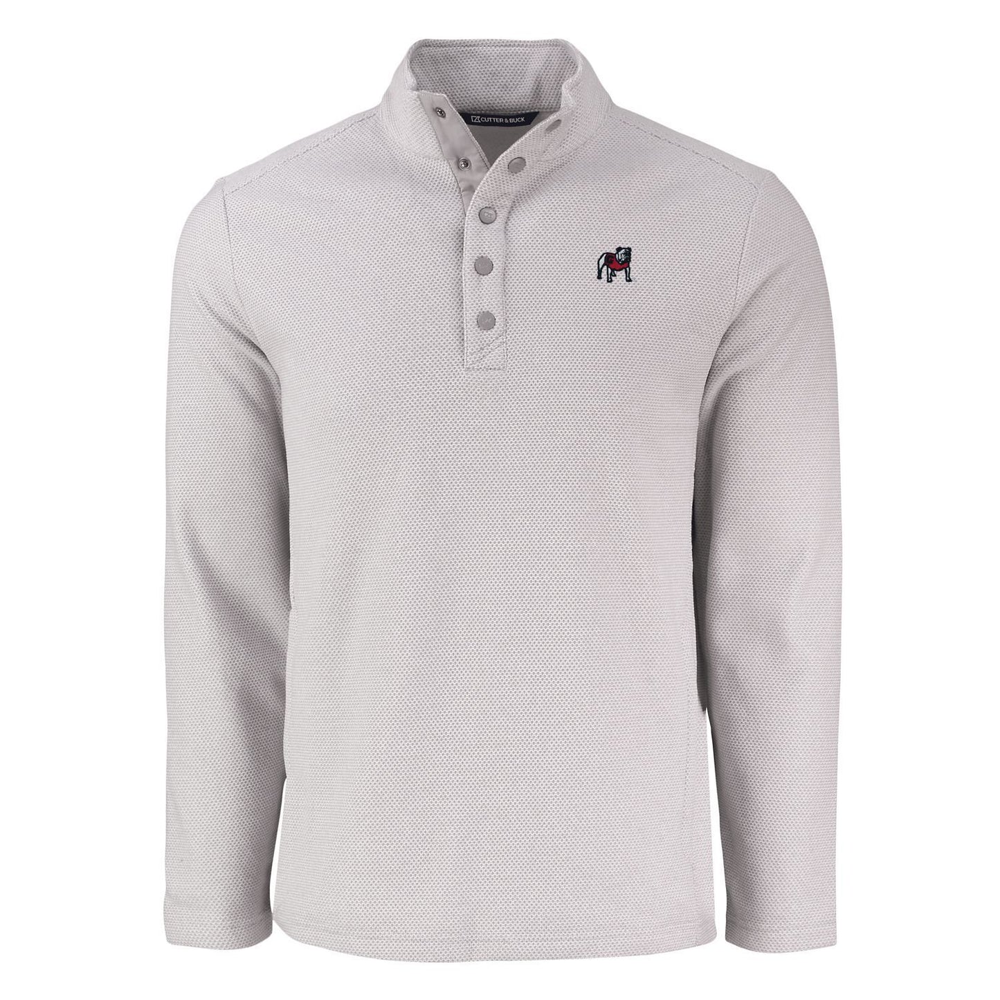 UGA Cutter & Buck Snap Pullover Fleece 25'