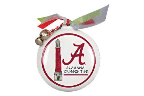 ALA Magnolia Lane Ceramic Tower Ornament