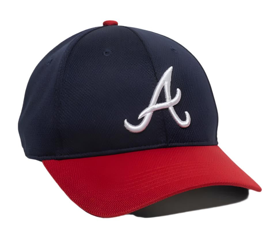 ATL Braves Navy & Red A Hat