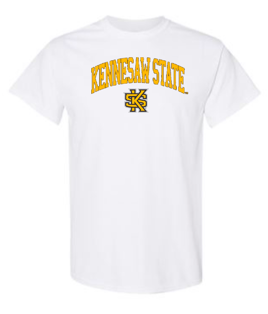 KSU Arch T Shirt White