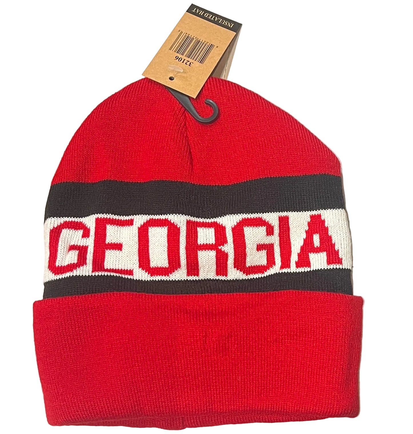 UGA Fleece-Lined Beanie Red