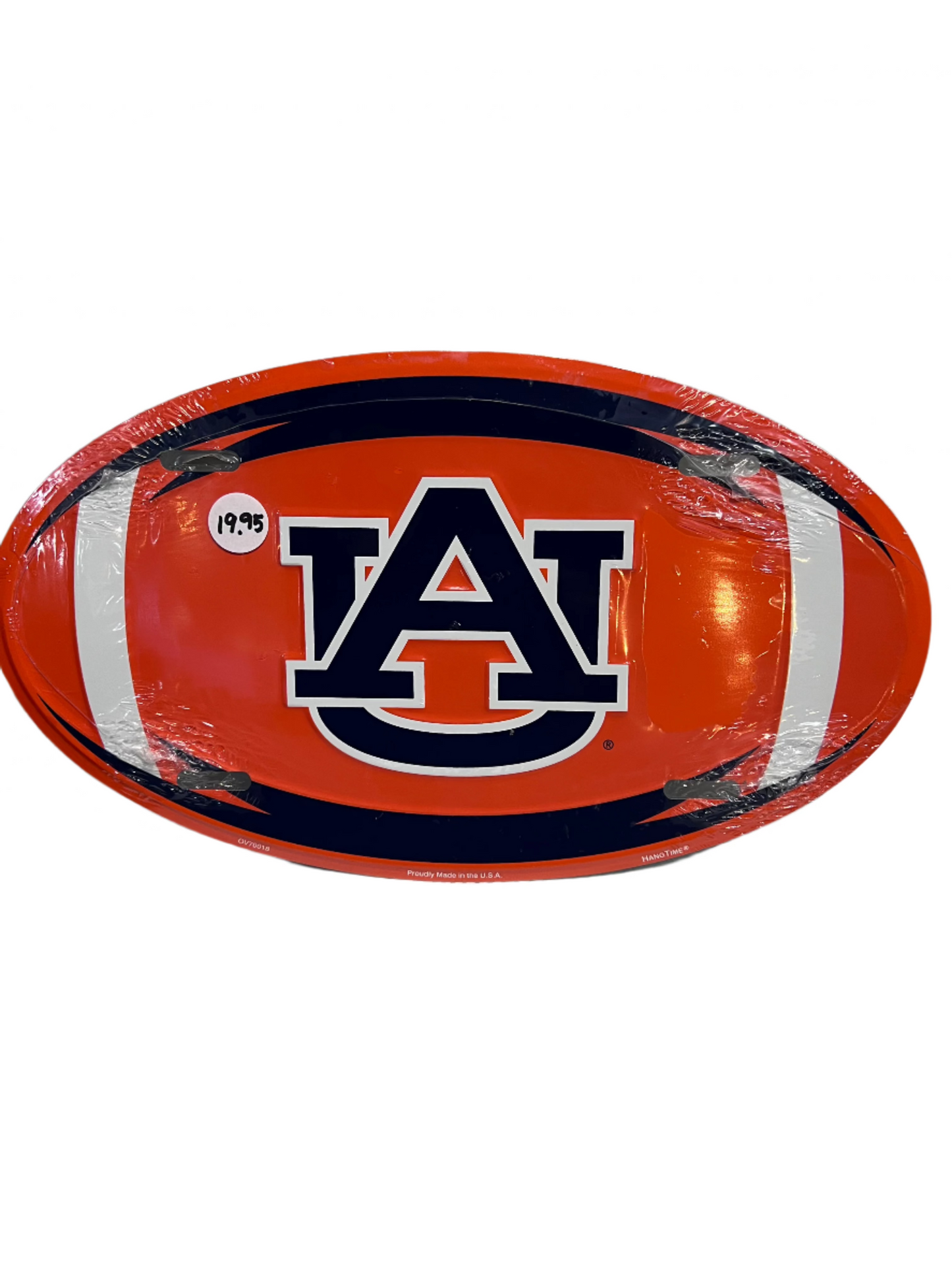 AUB Metal Wall Sign Football