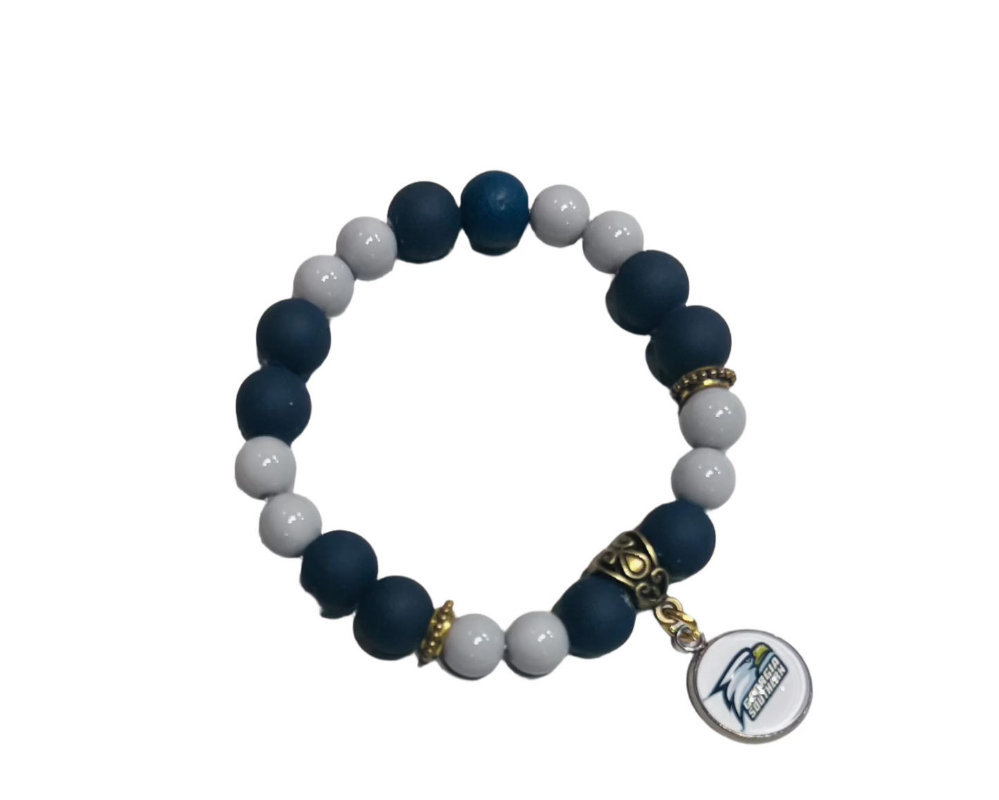 GSU Handmade Beaded Bracelet