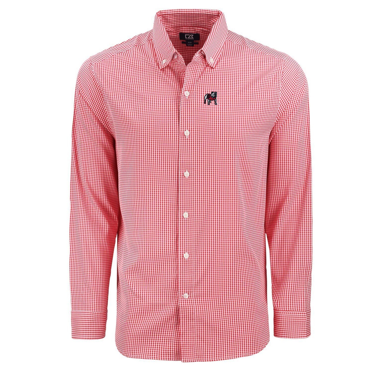 UGA Men's Cutter & Buck Long Sleeve Dress Shirt 25'