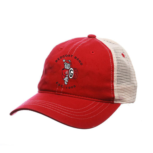 UGA Redcoat Band Red/White Trucker Mesh Cap