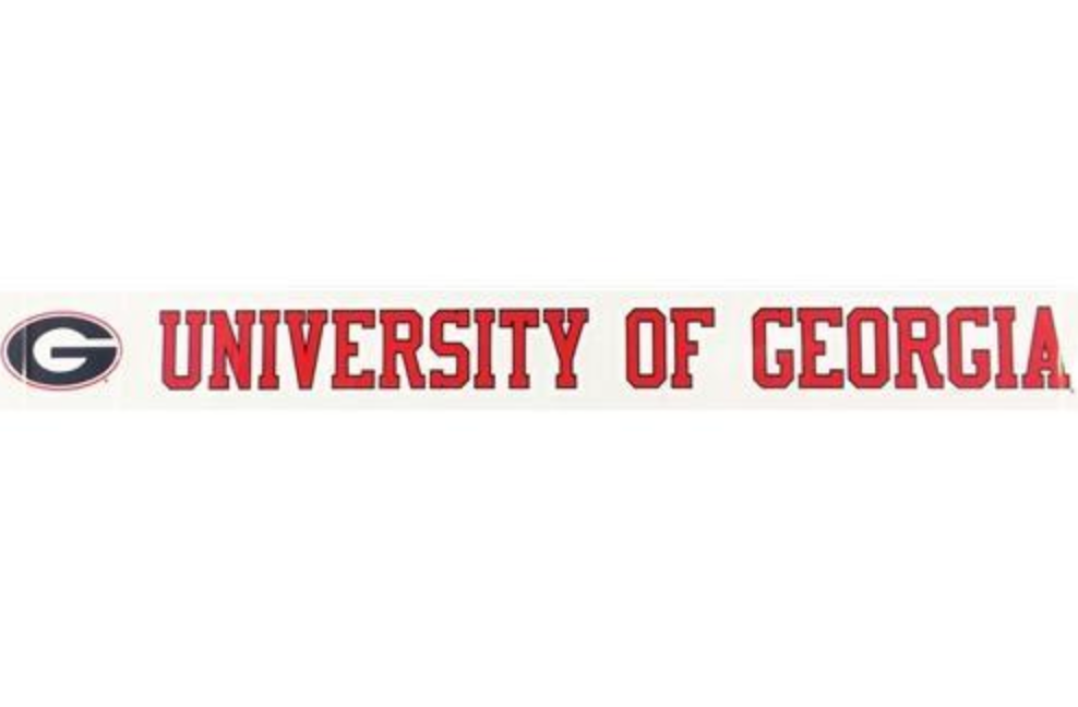 UGA "G/University of Georgia" 19" Decal