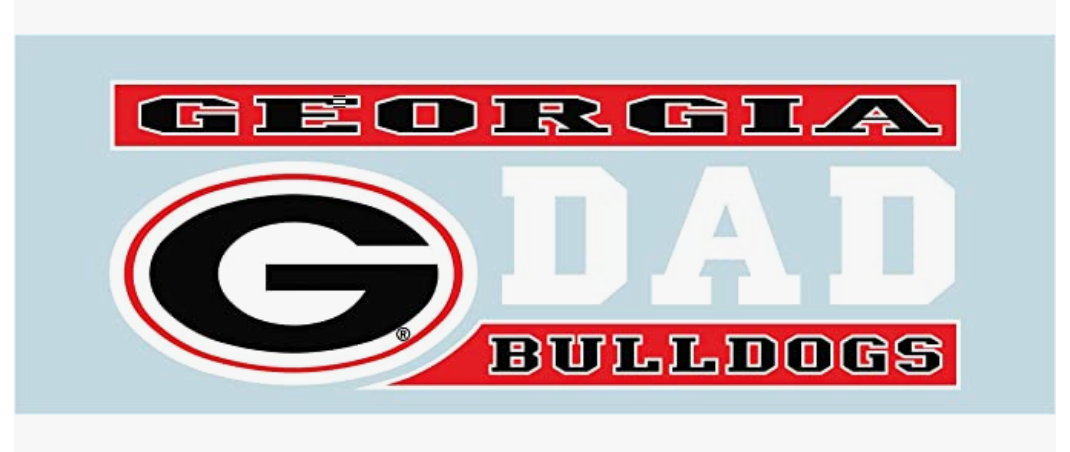 UGA "DAD" Decal