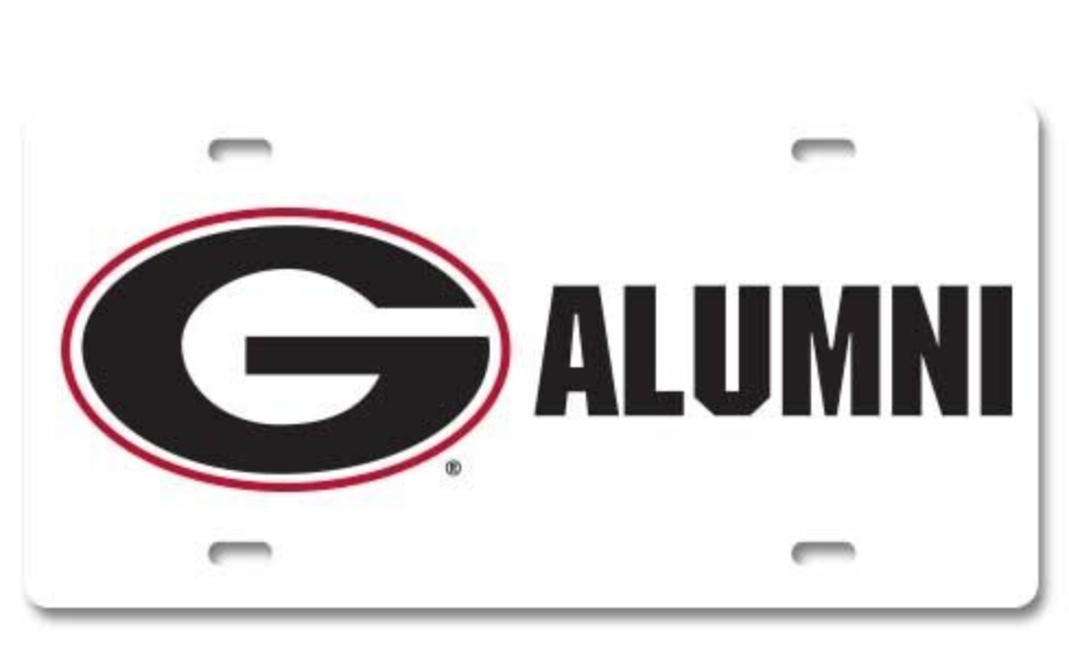 UGA "Alumni" Super G License Plate
