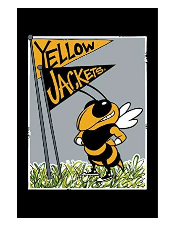 GTU Garden Flag Yellow Jacket