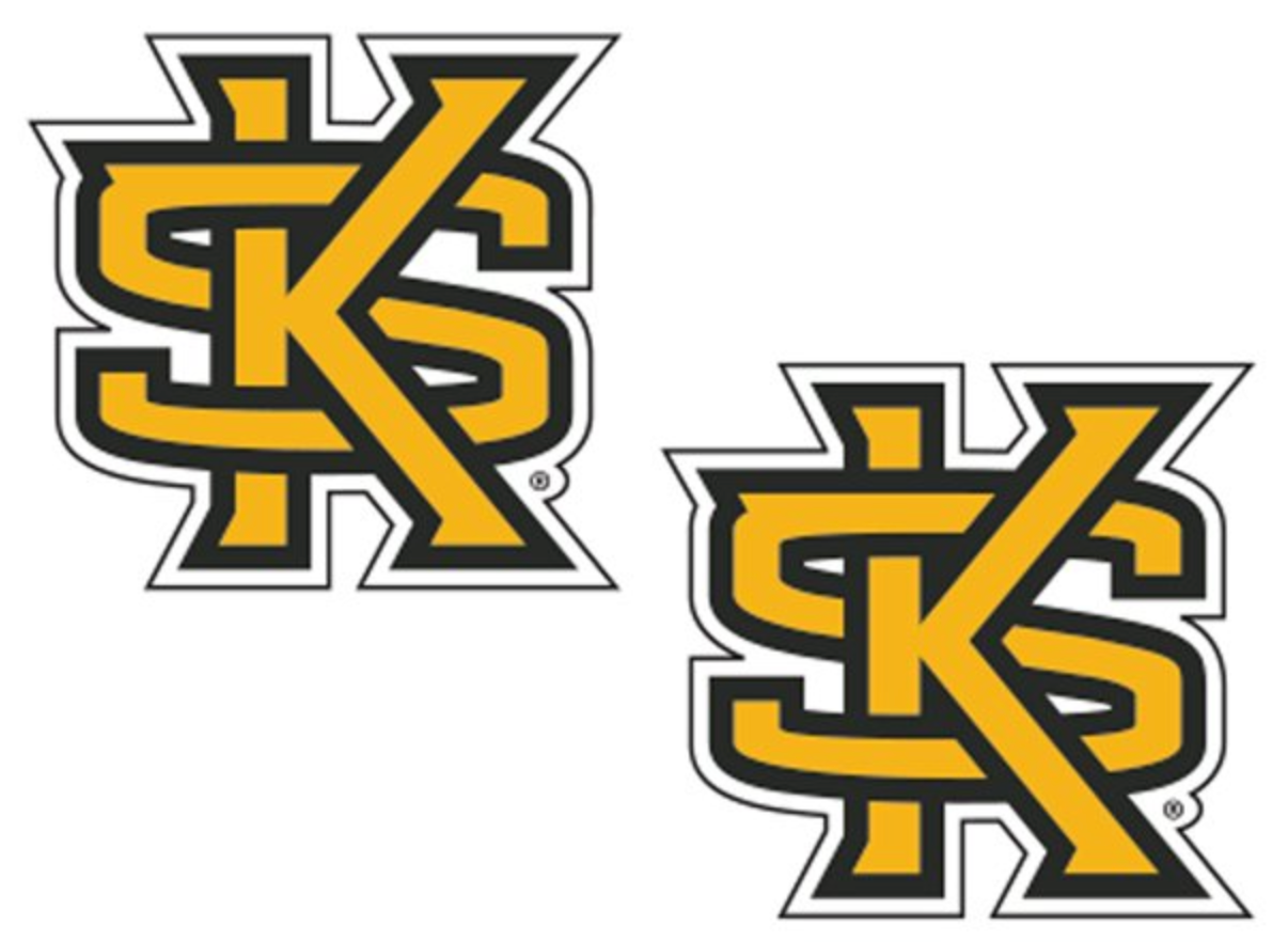 KSU Decal Interlock Logo