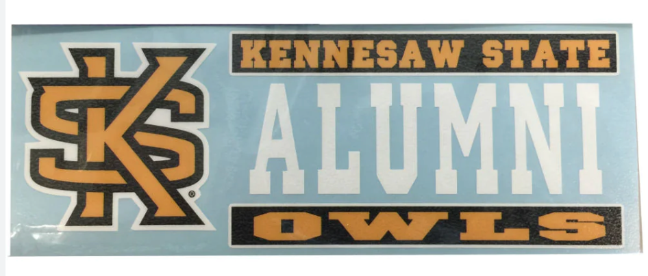 KSU Decal Family 6” Rectangle