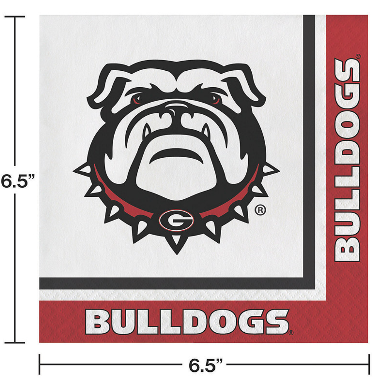 UGA Party Dinner Napkins New Dawg