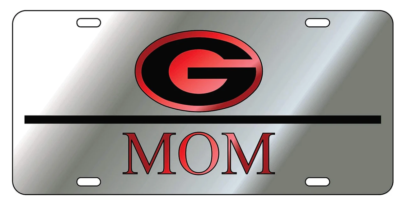 UGA "MOM" License Plate