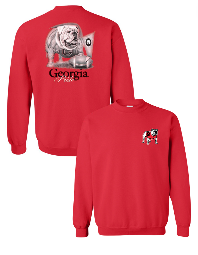UGA Pride Crewneck Sweatshirt Red