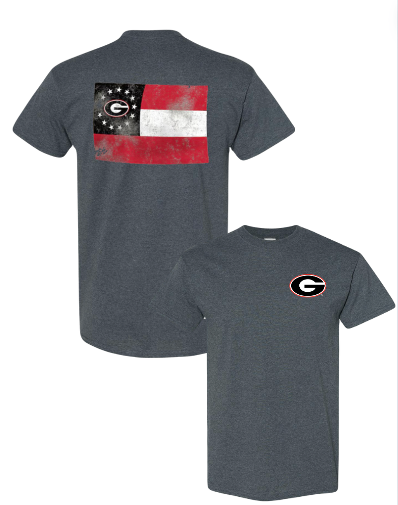 UGA Georgia State Flag T Shirt