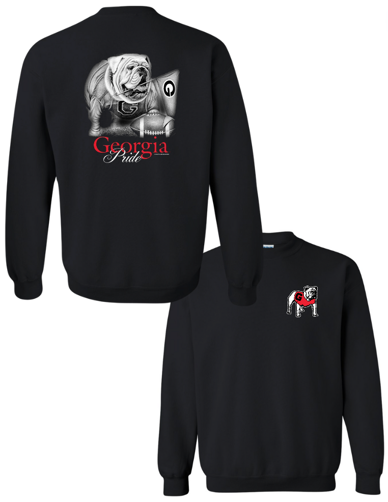 UGA Pride Crewneck Sweatshirt Black