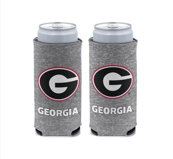 UGA Slim Can Coozie Drink Cooler