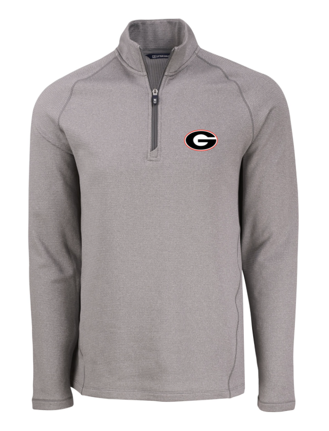 UGA Men's Cutter & Buck Half Zip Pullover