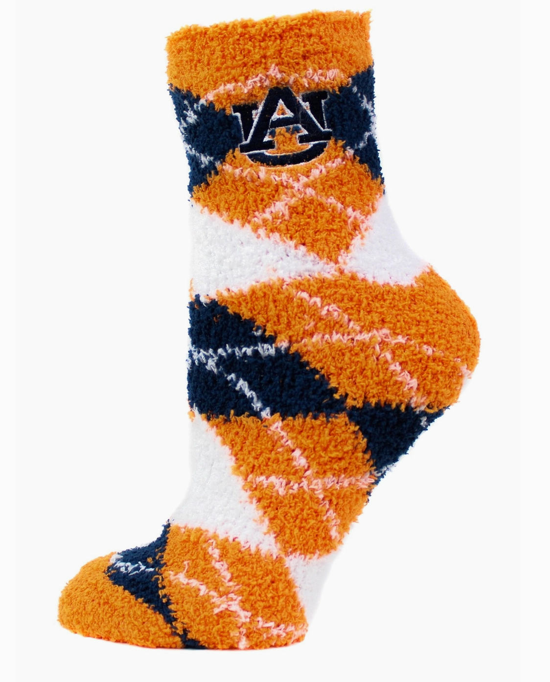 AUB Argyle Fuzzy Socks