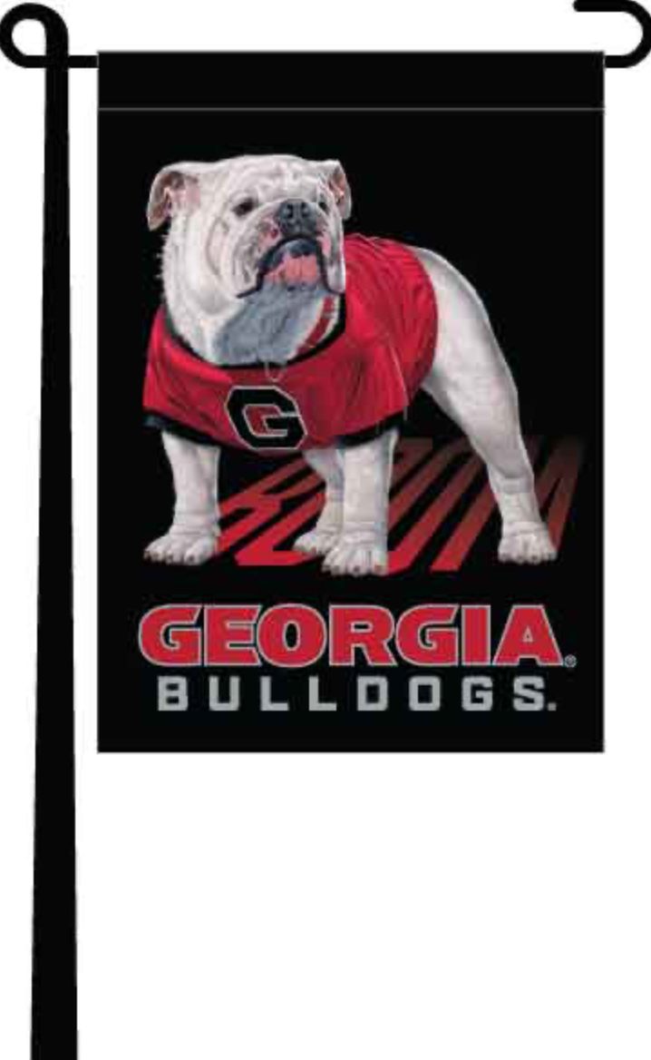 UGA "BOOM" Garden Flag