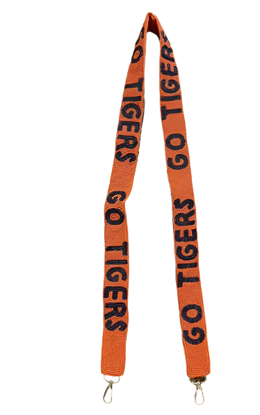 AUB Beaded Purse Strap "Tigers"