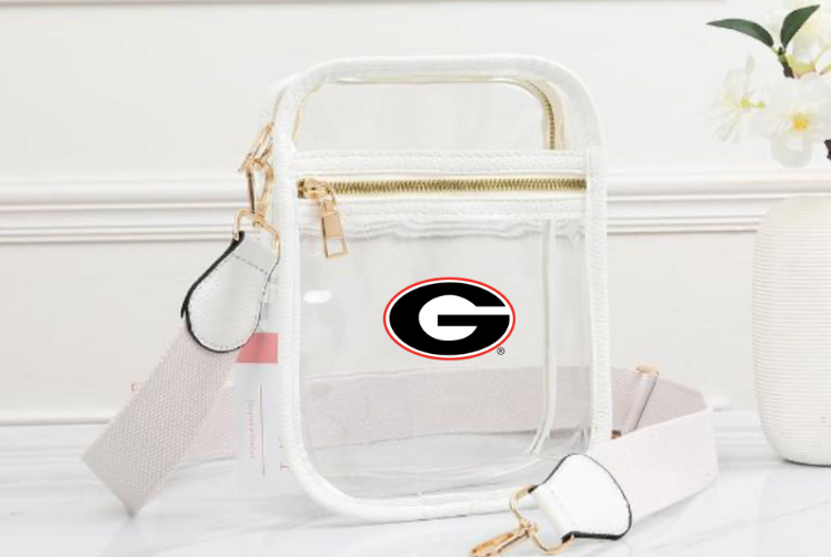 UGA Gameday Stadium Square Clear Bags