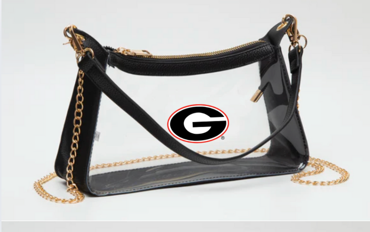 UGA Gameday Stadium Clear Satchel Bag